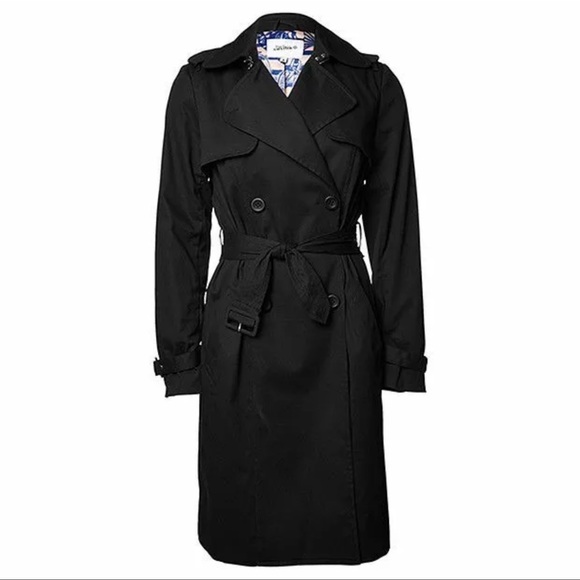 Jean Paul Gaultier Jackets & Blazers - JEAN PAUL GAULTIER TARGET TRENCH COAT 12 BLACK WINTER DESIGNER